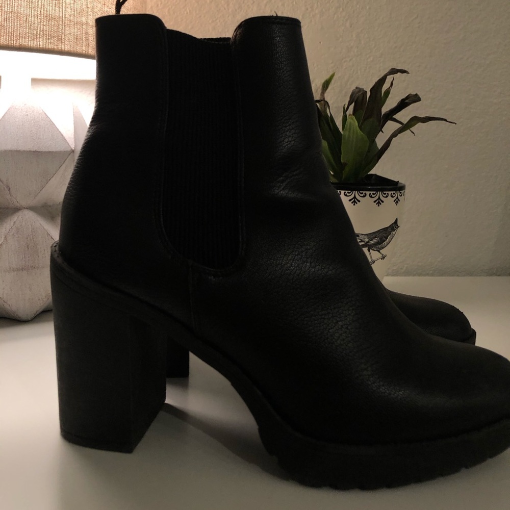 H&M Black Booties